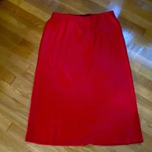 A New Day New Silk Red Skirt